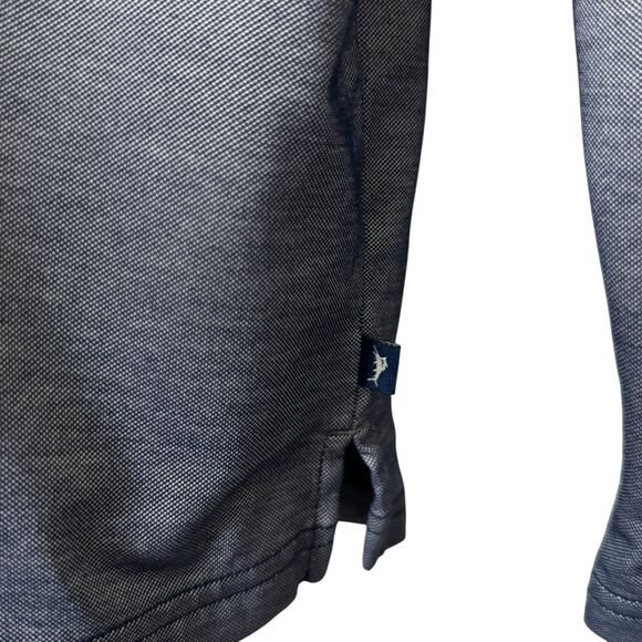 Tommy Bahama Mens Size XXL Performance Polo Shirt Long Sleeve Blue - Picture 5 of 9